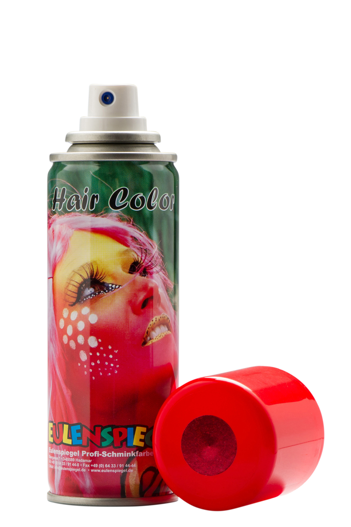Glitzer Haarspray Rot 125ml Dose