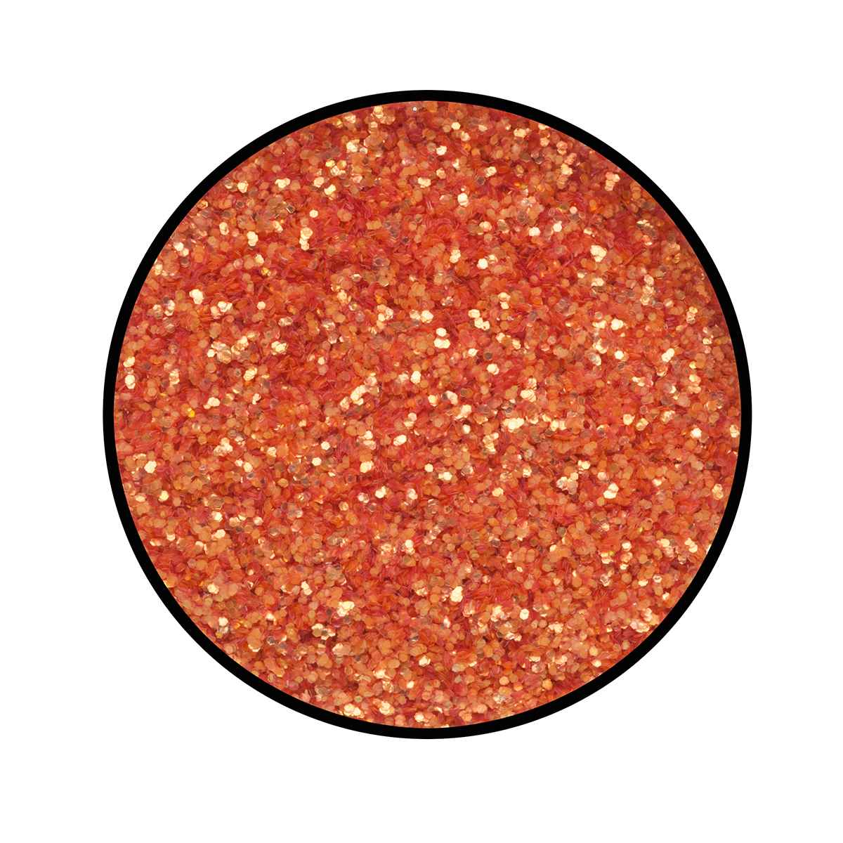 GoldenOrange Glitzer