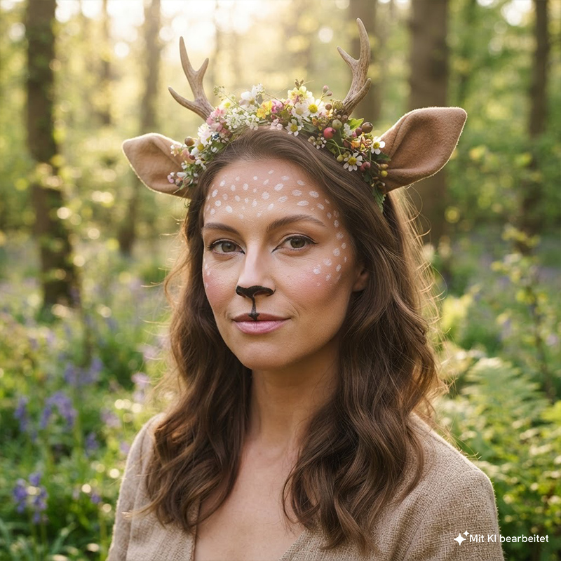 Motiv-Set Bambi mit 4 Farben, Pinsel und Anleitung
