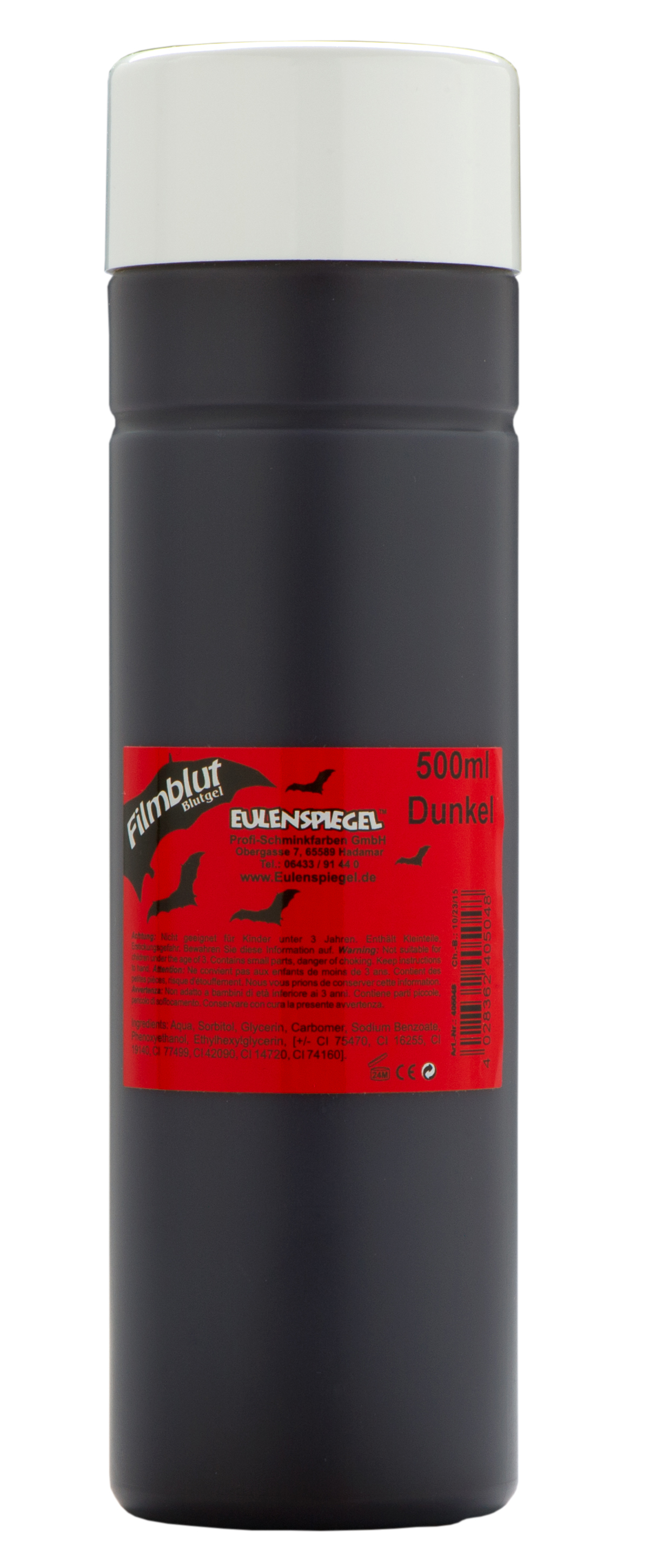 Filmblut / Blutgel, dunkel, 500ml TV- Film - Theaterqualität