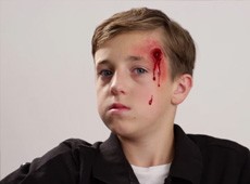 Schminkanleitung Schusswunde