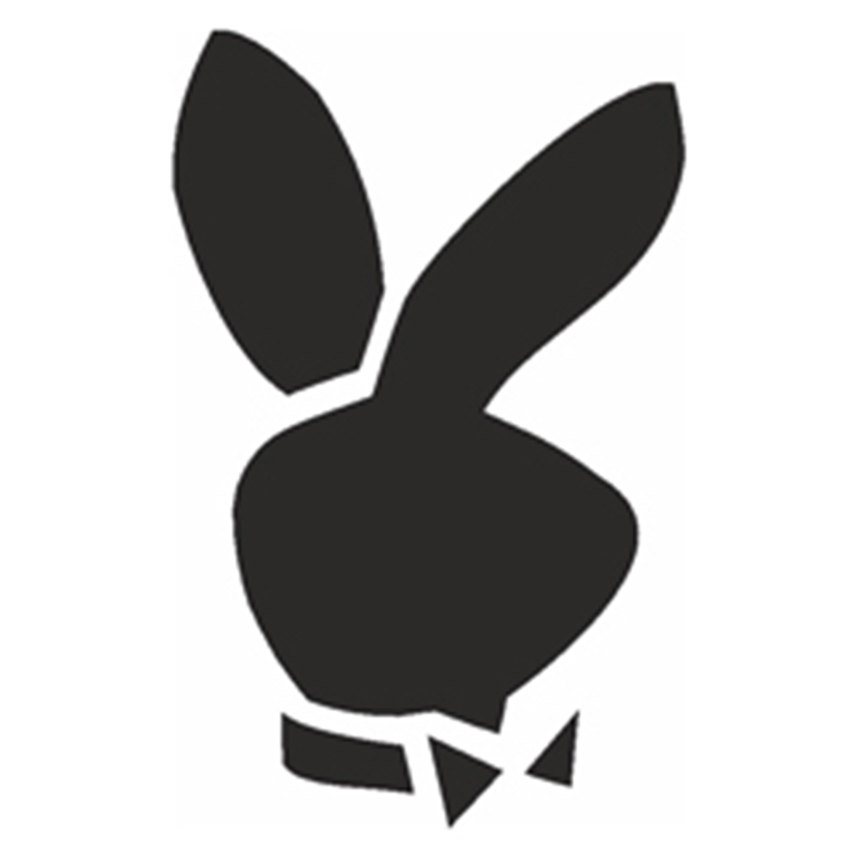 Selbstklebe Schablone - Bunny Vorlage zum Ausmalen