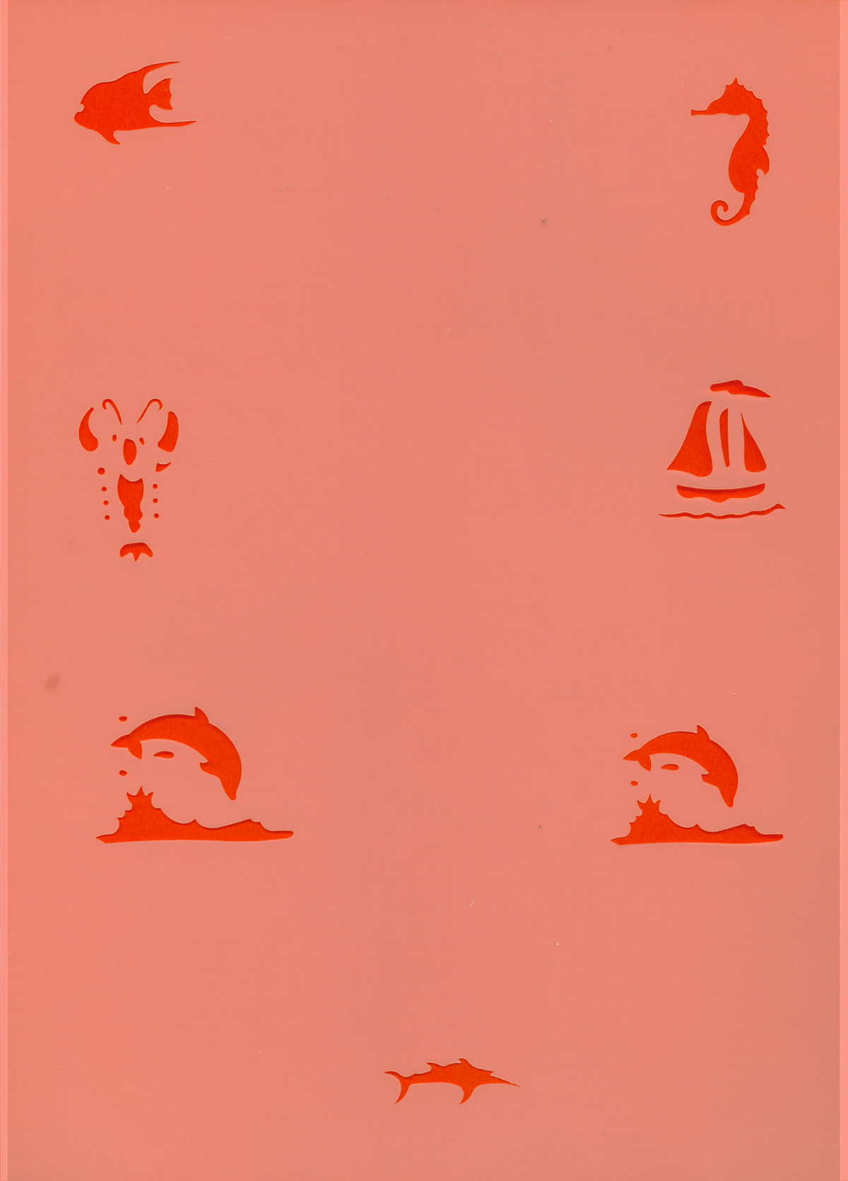 Tattoo Schablone - Sea-Animal DIN A5, abwaschbar,flexibel und doch stabil