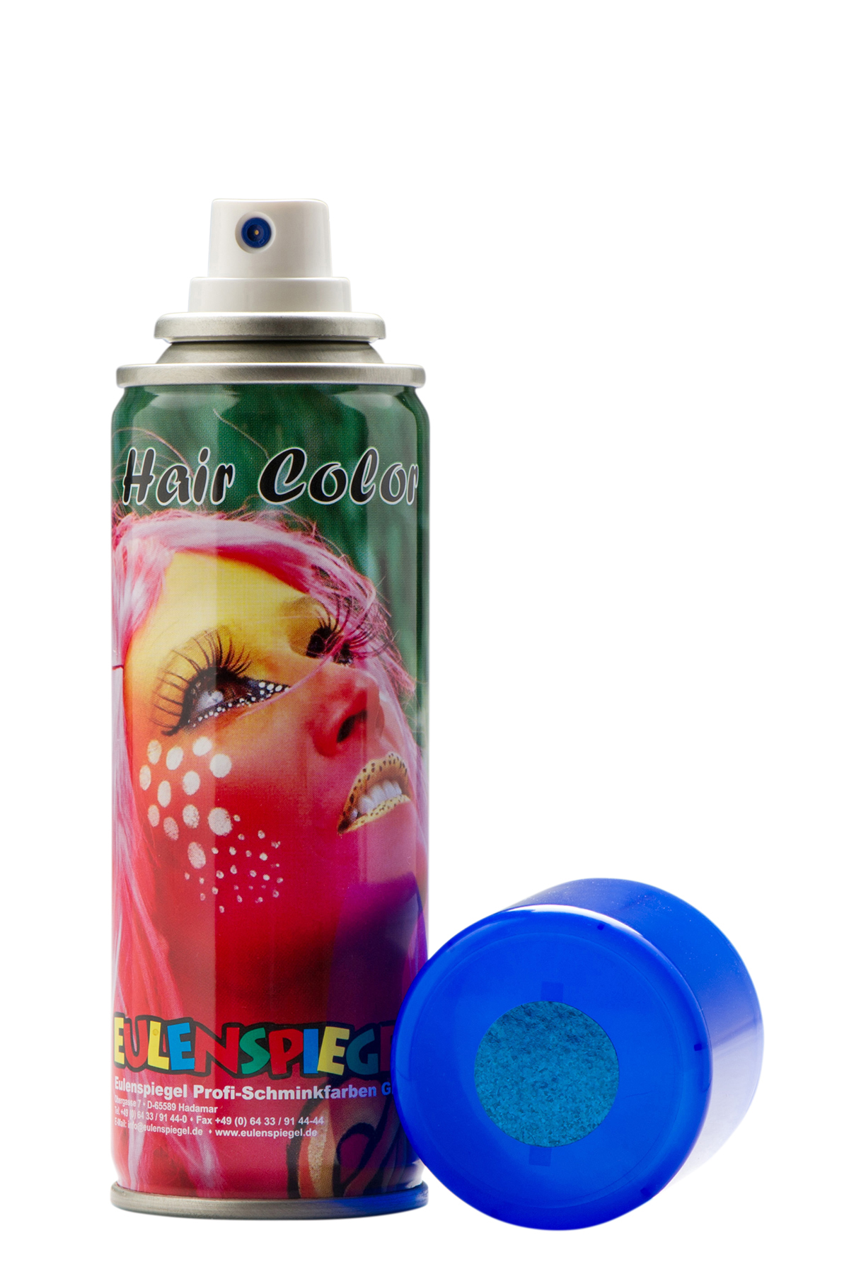 Glitzer Haarspray Blau 125ml Dose