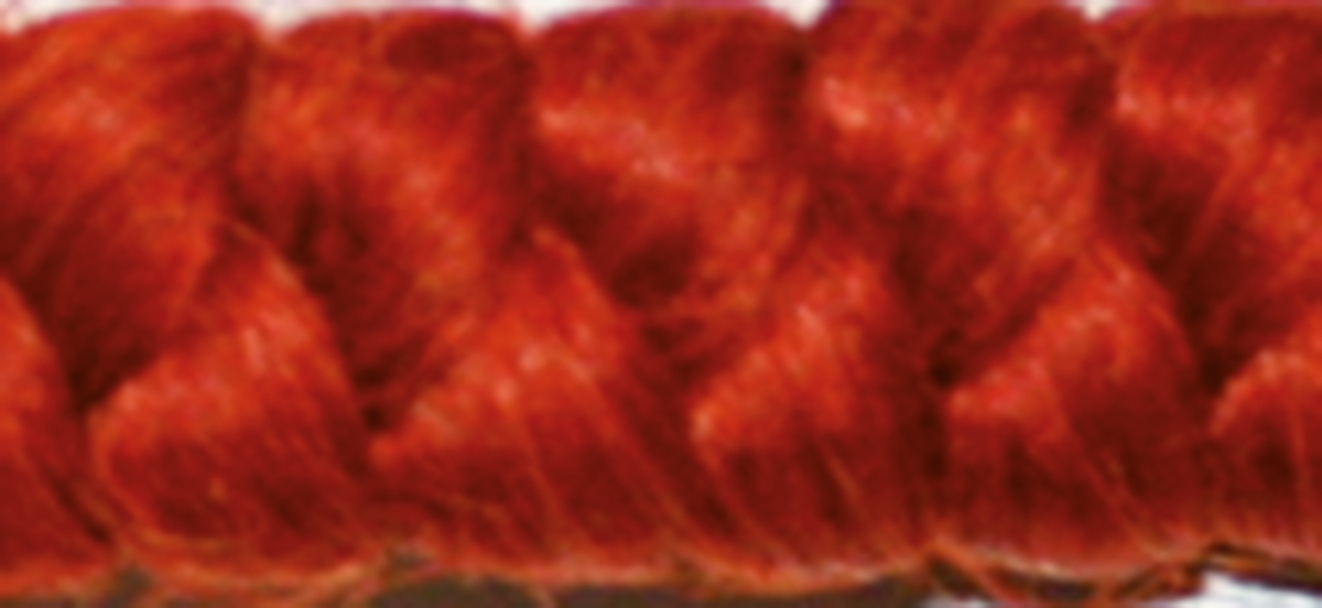 Wollkrepp Fuchsrot 32 cm