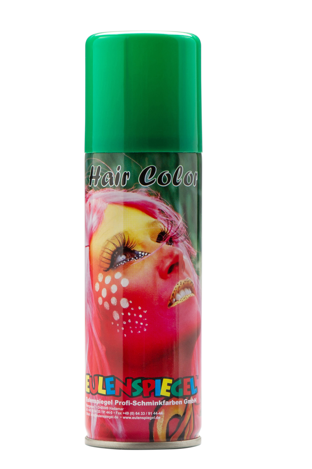 Leuchtcolor Haarspray Grün 125ml Dose
