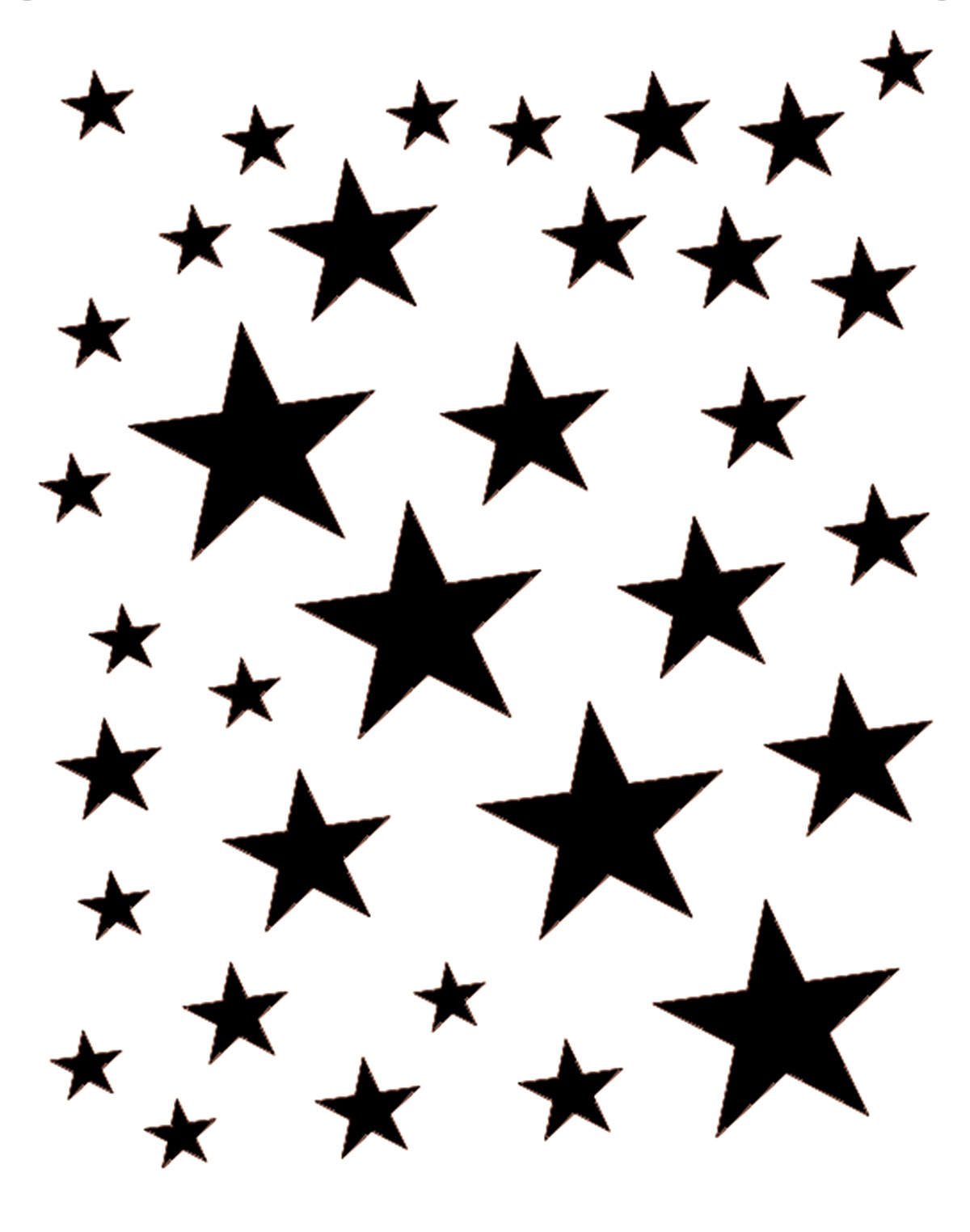Facepainting Schablone Stardance 