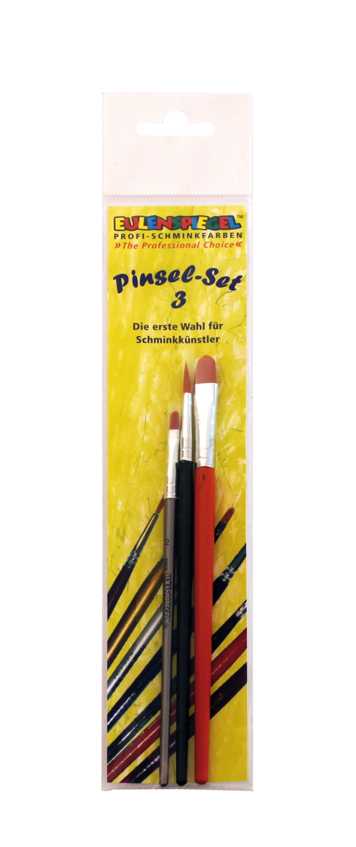 Profi Pinsel-Set III 2er + 8er Katzenzungen, 3er Rundpinsel