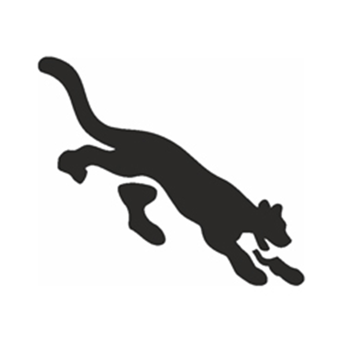 Selbstklebe Schablone - Panther Vorlage zum Ausmalen