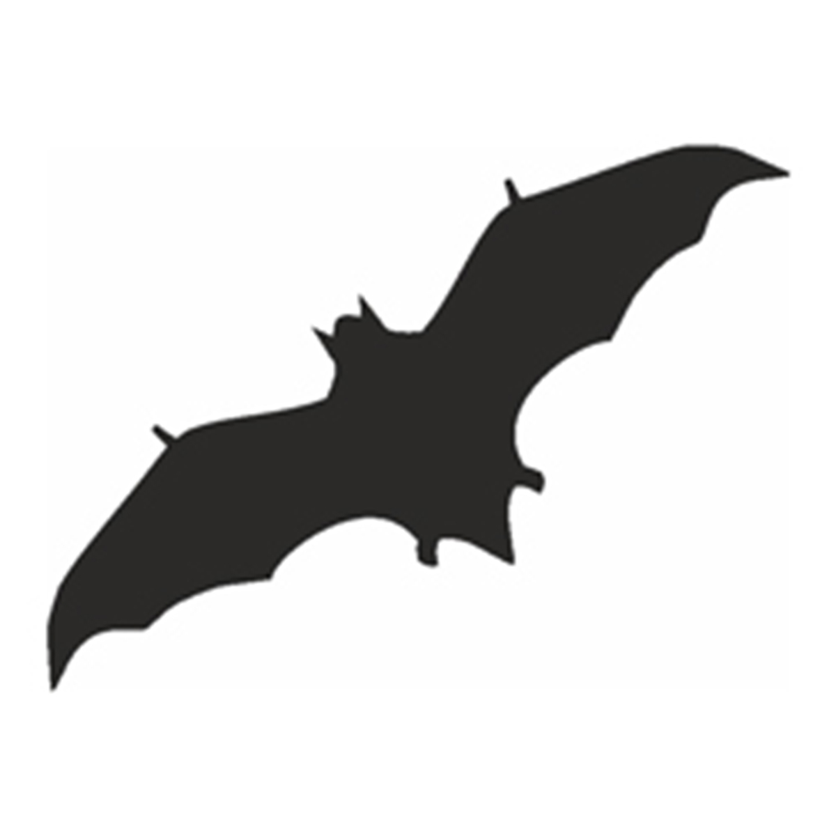 Selbstklebe Schablone - Fledermaus 