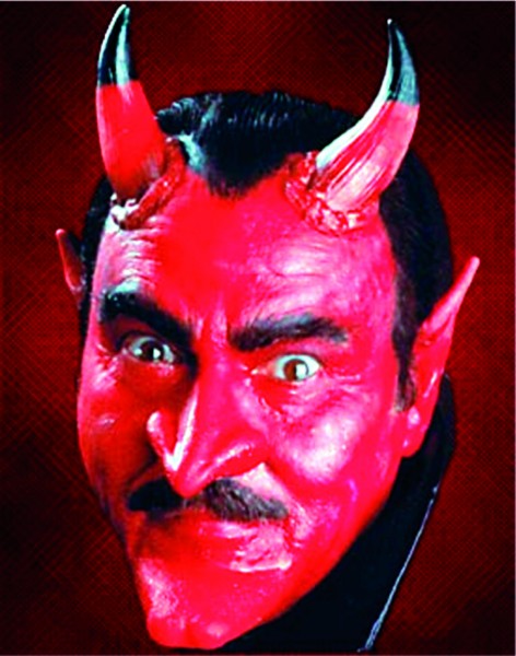 Latex-Maske Teufels-Set