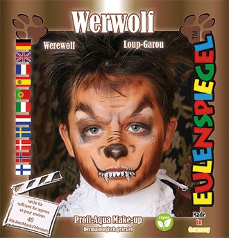 Schminke: Motiv-Set Werwolf
