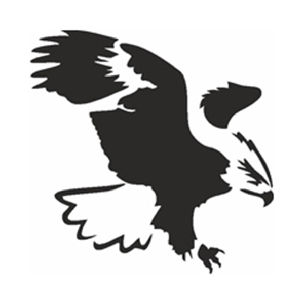 Selbstklebe Schablone - Adler