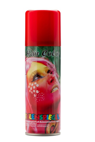 Leuchtcolor Haarspray Rot